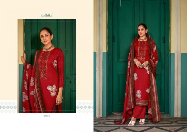 Radhika Sumyra Rubina Pashmina Designer Dress Material